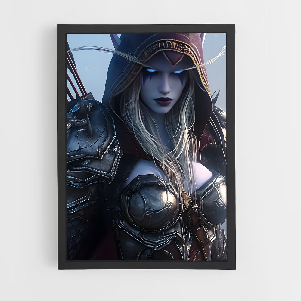 Poster Héroïne d'Azeroth – affiche World of Warcraft (vue 2)